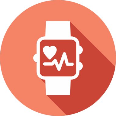 smartwatch simgesi, vektör illüstrasyonu 