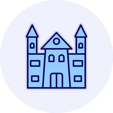 Castle vektör resimleme tasarımı