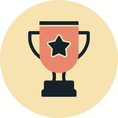 ödül web simgesi basit illüstrasyon