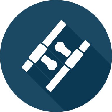 Tonfa. Web simgesi basit tasarım