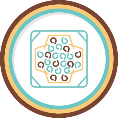 Döşeme. Web simgesi basit illüstrasyon