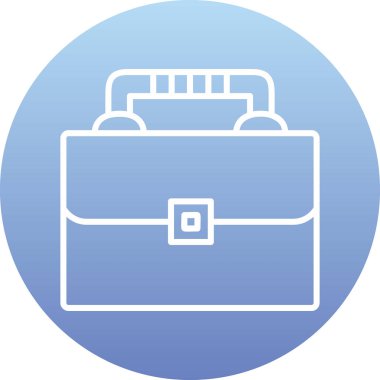 Evrak Çantası'nı web simge vektör çizim