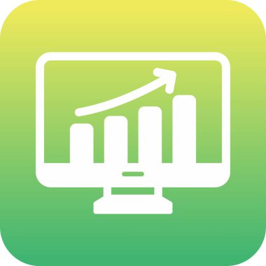 Veri analizi. Web simgesi basit illüstrasyon                  