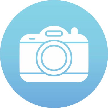 kamera simgesi, vektör illüstrasyonu basit tasarım