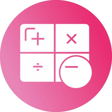 hesap makinesi vektör simgesi modern basit vektör çizimi