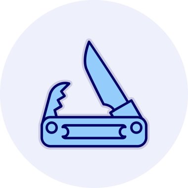 Cep bıçak simge vektör çizim