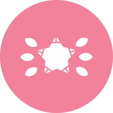 yıldız web simgesi basit illüstrasyon 