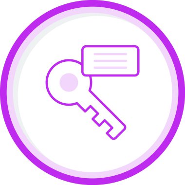 Anahtar kelime web simgesi. vektör illüstrasyonu