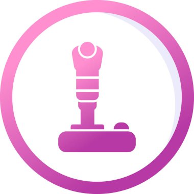 Modern joystick simgesinin vektör çizimi                             