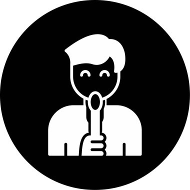 Panicon yalıyorum. vektör illüstrasyonu 