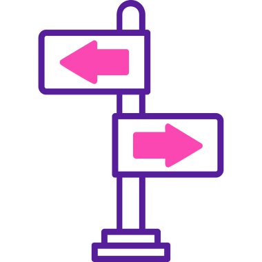 yönler web simgesi basit tasarım 