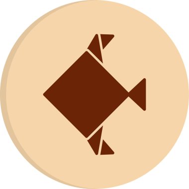 kağıt balık, geometrik tasarım elementi