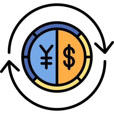 Değişim Hızı simgesi, basit vektör illüstrasyonu