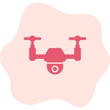 Drone simgesi vektör illüstrasyon tasarımı