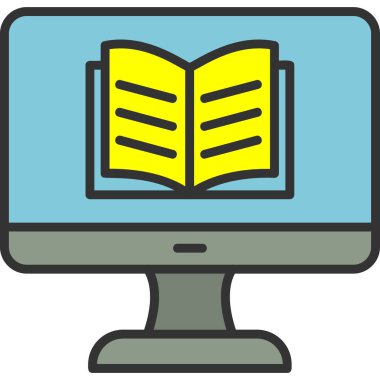 Özel ders. Web simgesi basit illüstrasyon