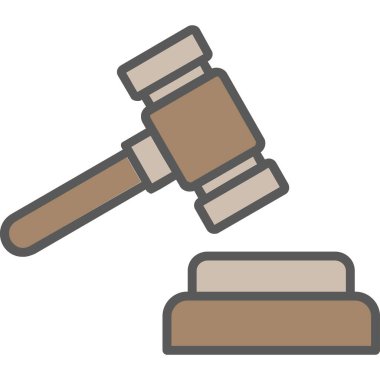 Adalet simgesi vektörünün çekici