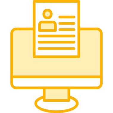 Çevrimiçi Web simgesi, vektör illüstrasyonu