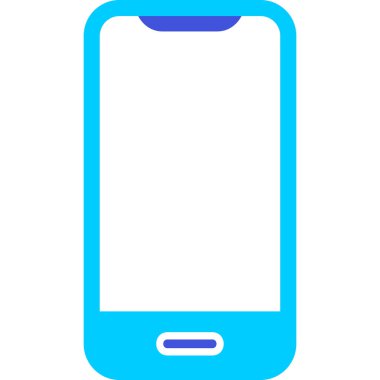 Akıllı telefon. Web simgesi basit illüstrasyon 