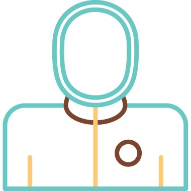 Avatar Eskrim Ağı simgesi, vektör illüstrasyonu 