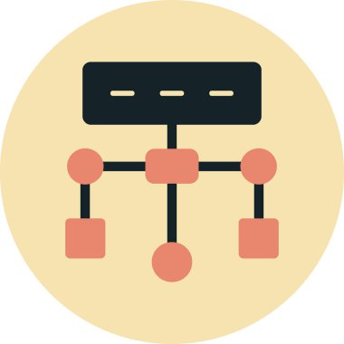 vector illustration of modern Algorithm icon            