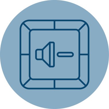 Cilt Aşağı simge, vektör illüstrasyon basit tasarım