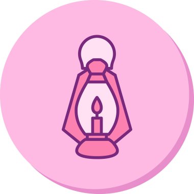 Bir fener ağ simgesinin vektör illüstrasyonu