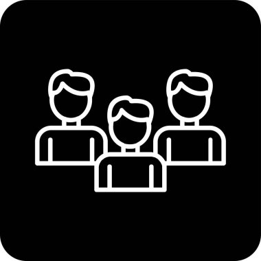 vector illustration of Group people icon 