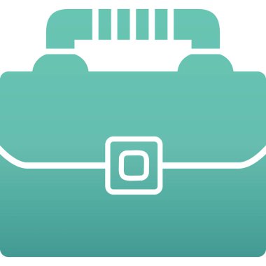 Evrak Çantası'nı web simge vektör çizim