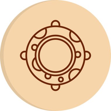 Can simidi. Web simgesi basit illüstrasyon