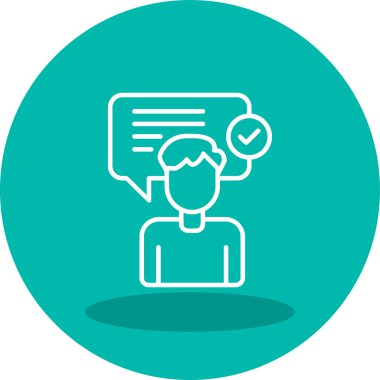 Karar Web simgesi vektör illüstrasyonu oluşturma