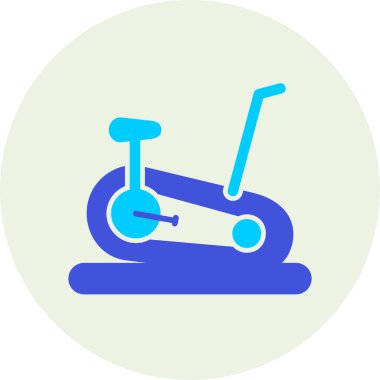 Sabit Bisiklet simge vektör çizim