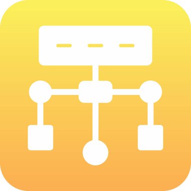 vector illustration of modern Algorithm icon            