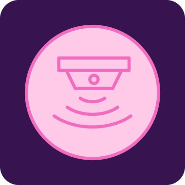 sensör simgesi, vektör illüstrasyonu basit tasarım