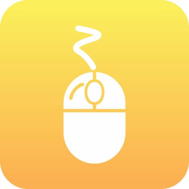 Fare tıklama simgesi. Basit resimleme