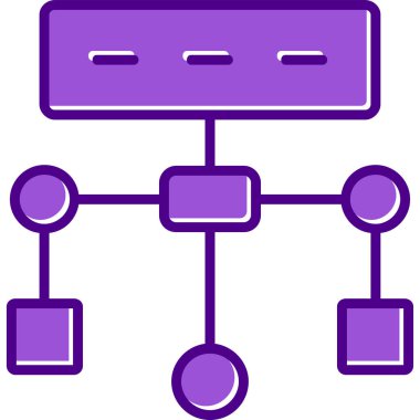 vector illustration of modern Algorithm icon            