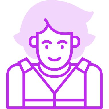 Kanocu adam. Web simgesi basit illüstrasyon