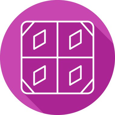 Döşeme. Web simgesi basit illüstrasyon