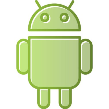 android simgesi vektör çizimi tasarımı