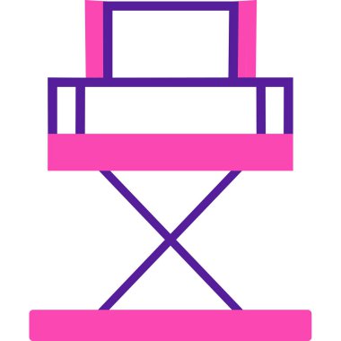 Yönetici Koltuğu simgesinin vektör illüstrasyonu           