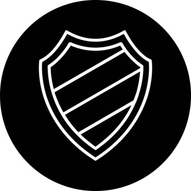 kalkan simgesi web basit illüstrasyon