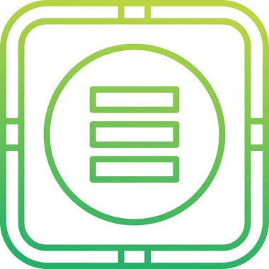 Web sitesi menü simgesi, vektör illüstrasyonu basit tasarım