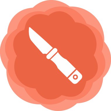 bıçak simgesi vektör illüstrasyonu