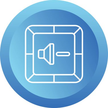 Cilt Aşağı simge, vektör illüstrasyon basit tasarım