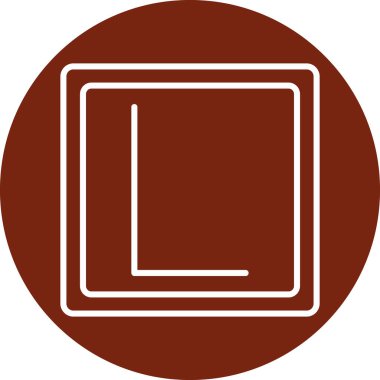 Simge, eğitim düğmesi, vektör illüstrasyonu öğreniliyor 