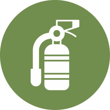 Yangın söndürme ikonu. vektör illüstrasyonu              