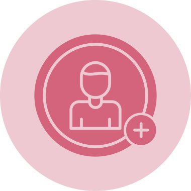 kullanıcı simgesi, vektör illüstrasyonu ekle 