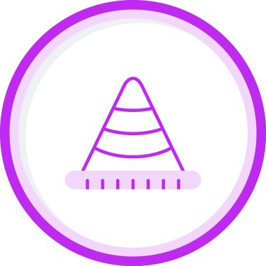 koni simgesi, vektör illüstrasyonu basit tasarım