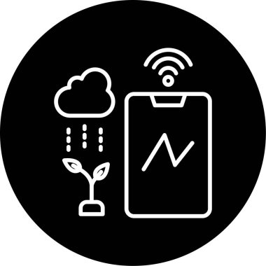 İklim web simgesi vektör illüstrasyonu