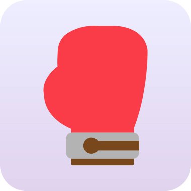 Boks eldiveni simge vektör çizim