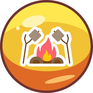 Web simgesi vektör resimlemesi kızartılıyor